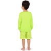 image:imageSpyder Boys 2piece Swim Set  Long Sleeve Rash Guard amp Swim Trunks UPF 30 QuickDryLittle BoysLime