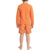 image:imageSpyder Boys 2piece Swim Set  Long Sleeve Rash Guard amp Swim Trunks UPF 30 QuickDryLittle BoysSaffron