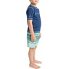 image:imageSpyder Boys 2piece Swim Set  Short Sleeve Rash Guard amp Swim Trunks UPF 30 QuickDryLittle BoysA Blue