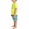 image:imageSpyder Boys 2piece Swim Set  Short Sleeve Rash Guard amp Swim Trunks UPF 30 QuickDryLittle BoysGreen 1