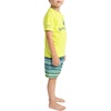 image:imageSpyder Boys 2piece Swim Set  Short Sleeve Rash Guard amp Swim Trunks UPF 30 QuickDryLittle BoysGreen 1