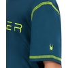 image:imageSpyder Boys 2piece Swim Set  Short Sleeve Rash Guard amp Swim Trunks UPF 30 QuickDryLittle BoysGreen