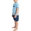 image:imageSpyder Boys 2piece Swim Set  Short Sleeve Rash Guard amp Swim Trunks UPF 30 QuickDryLittle BoysMarine