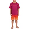 image:imageSpyder Boys 2piece Swim Set  Short Sleeve Rash Guard amp Swim Trunks UPF 30 QuickDryLittle BoysRas Combo
