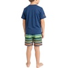 image:imageSpyder Boys 2piece Swim Set  Short Sleeve Rash Guard amp Swim Trunks UPF 30 QuickDryLittle BoysSea