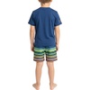 image:imageSpyder Boys 2piece Swim Set  Short Sleeve Rash Guard amp Swim Trunks UPF 30 QuickDryLittle BoysSea