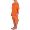 image:imageSpyder Boys 2piece Swim Set  Short Sleeve Rash Guard amp Swim Trunks UPF 30 QuickDryLittle BoysTiger