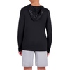 image:imageSpyder Boys Long Sleeve Hooded Rash Guard  UPF Protection QuickDry 4Way Stretch Swim Shirt Big BoysBlack