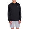 image:imageSpyder Boys Long Sleeve Hooded Rash Guard  UPF Protection QuickDry 4Way Stretch Swim Shirt Big BoysBlack