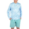 image:imageSpyder Boys Long Sleeve Hooded Rash Guard  UPF Protection QuickDry 4Way Stretch Swim Shirt Big BoysGoa