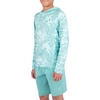 image:imageSpyder Boys Long Sleeve Hooded Rash Guard  UPF Protection QuickDry 4Way Stretch Swim Shirt Big BoysWasabi