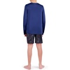 image:imageSpyder Boys Long Sleeve Rash Guard  UPF Sun Protection 4Way Stretch Swim Shirt Big BoysAbyss