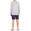 image:imageSpyder Boys Long Sleeve Rash Guard  UPF Sun Protection 4Way Stretch Swim Shirt Big BoysAlloy