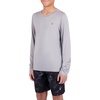 image:imageSpyder Boys Long Sleeve Rash Guard  UPF Sun Protection 4Way Stretch Swim Shirt Big BoysAlloy