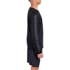 image:imageSpyder Boys Long Sleeve Rash Guard  UPF Sun Protection 4Way Stretch Swim Shirt Big BoysBlack