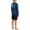 image:imageSpyder Boys Long Sleeve Rash Guard  UPF Sun Protection 4Way Stretch Swim Shirt Big BoysBlue