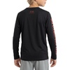 image:imageSpyder Boys Long Sleeve Rash Guard  UPF Sun Protection 4Way Stretch Swim Shirt Big BoysCaviar