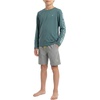 image:imageSpyder Boys Long Sleeve Rash Guard  UPF Sun Protection 4Way Stretch Swim Shirt Big BoysGreen