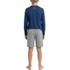 image:imageSpyder Boys Long Sleeve Rash Guard  UPF Sun Protection 4Way Stretch Swim Shirt Big BoysOcean
