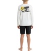 image:imageSpyder Boys Long Sleeve Rash Guard  UPF Sun Protection 4Way Stretch Swim Shirt Big BoysVapor