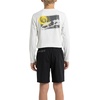 image:imageSpyder Boys Long Sleeve Rash Guard  UPF Sun Protection 4Way Stretch Swim Shirt Big BoysVapor