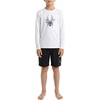 image:imageSpyder Boys Long Sleeve Rash Guard  UPF Sun Protection 4Way Stretch Swim Shirt Big BoysWhite