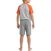 image:imageSpyder Boys Short Sleeve Rash Guard  UPF Sun Protection QuickDry 4Way Stretch Swim Shirt Big BoysAlloy