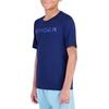 image:imageSpyder Boys Short Sleeve Rash Guard  UPF Sun Protection QuickDry 4Way Stretch Swim Shirt Big BoysDeep Sea