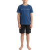 image:imageSpyder Boys Short Sleeve Rash Guard  UPF Sun Protection QuickDry 4Way Stretch Swim Shirt Big BoysSea