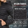 image:imageSpyder Girls Packable Puffer Jacket with Hood Lightweight Winter OuterwearBlack