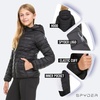 image:imageSpyder Girls Packable Puffer Jacket with Hood Lightweight Winter OuterwearBlack