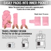 image:imageSpyder Girls Packable Puffer Jacket with Hood Lightweight Winter OuterwearRose