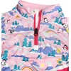 image:imageSpyder Girls Reflect Half Zip TNeck Ski Base Layer JacketPetal Pink