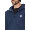 image:imageSpyder Mens Bandit Hooded Zip Ski Mid Layer Sweater JacketTrue Navy