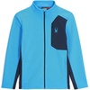 image:imageSpyder Mens Bandit Hybrid Full Zip Mid Layer JacketAether Blue