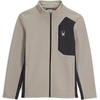 image:imageSpyder Mens Bandit Hybrid Full Zip Mid Layer JacketConcrete