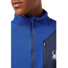 image:imageSpyder Mens Bandit Hybrid Full Zip Mid Layer JacketElectric Blue