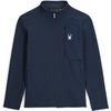 image:imageSpyder Mens Bandit Hybrid Full Zip Mid Layer JacketTrue Navy 2