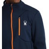 image:imageSpyder Mens Bandit Hybrid Full Zip Mid Layer JacketTrue Navy