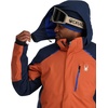 image:imageSpyder Mens Copper Insulated Ski Snow Hooded JacketSaddle
