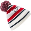 image:imageSpyder Mens Icebox Lined Pom Ski BeanieWhiteRedFrontier