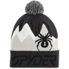 image:imageSpyder Mens Zone Rolled Pom Ski BeanieBlack