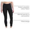 image:imageSpyder Womens Charger Baselayer Thermal Underwear Ski BottomsBlack