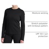 image:imageSpyder Womens Charger Crew Baselayer Thermal Ski TopBlack