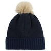 image:imageSpyder Womens Plait Pom Lined Ski BeanieTrue Navy