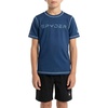 image:imageSpyder Boys Short Sleeve Rash Guard  UPF Sun Protection QuickDry 4Way Stretch Swim Shirt Big BoysSea