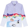 image:imageSpyder Girls Reflect Half Zip Tneck Ski Base Layer JacketViolet Dust