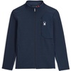 image:imageSpyder Mens Bandit Hybrid Full Zip Mid Layer JacketTrue Navy