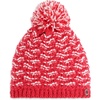 image:imageSpyder Womens Brrr Berry Lined Knit Pom Ski BeaniePrism Pink