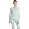 image:imageSpyder Womens Charger Crew Baselayer Thermal Ski TopWintergreen